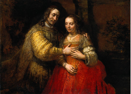 Rembrandt's famous depiction of a man and woman