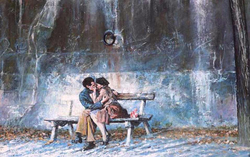Lovers on the Seine II by Rolf Harris