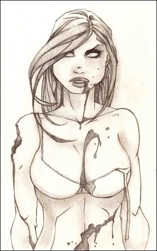 Zombie_Chick_Pencil_Sketch_by_HungryDesigns