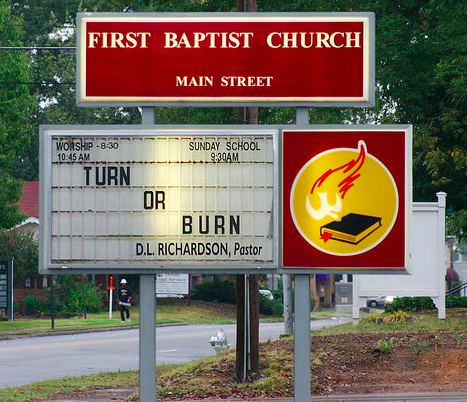 First baptist Church - Main street برگرد یا در آتش بسوز