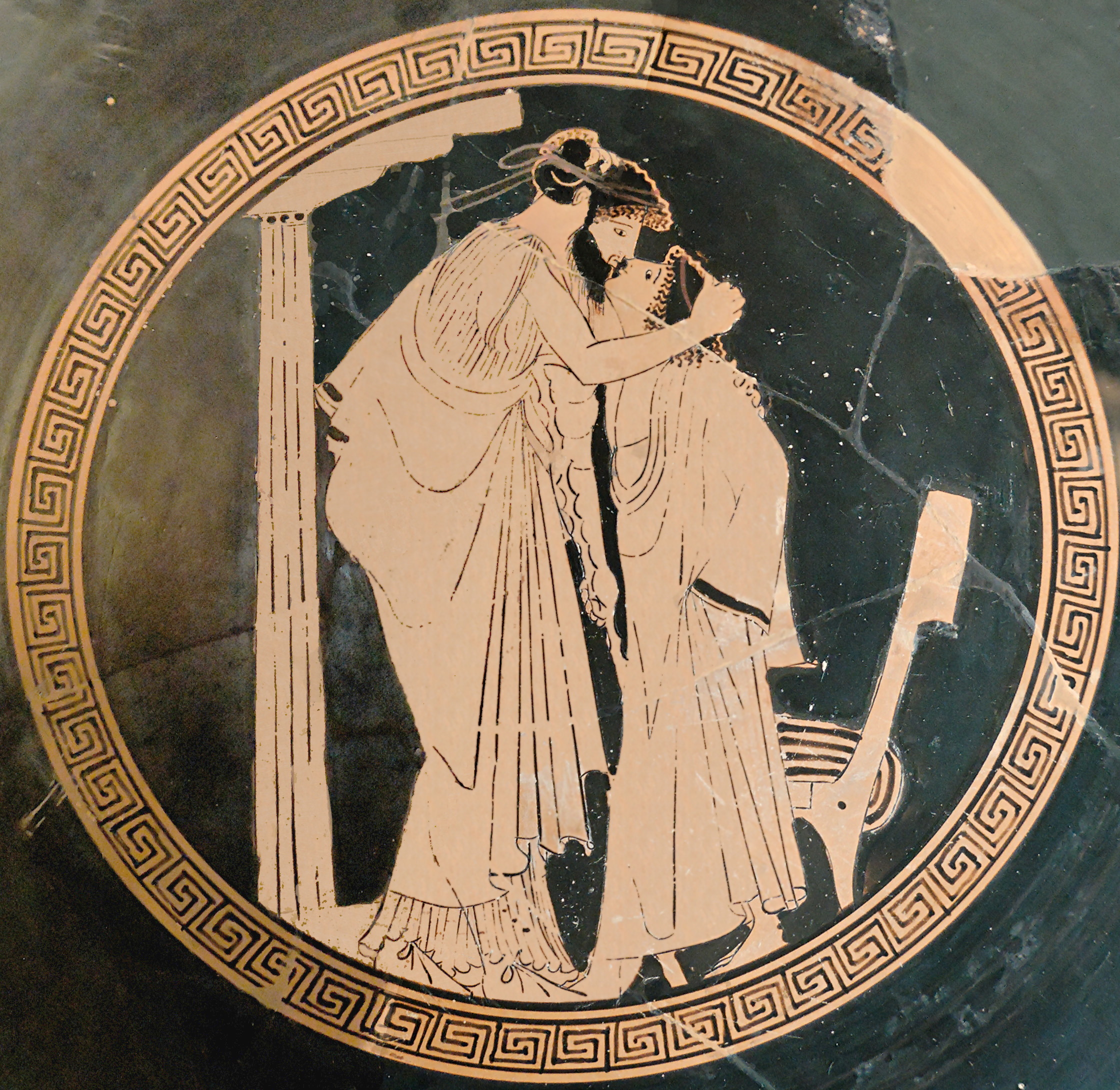 Thetis Imploring Zeus, painting by Ingres