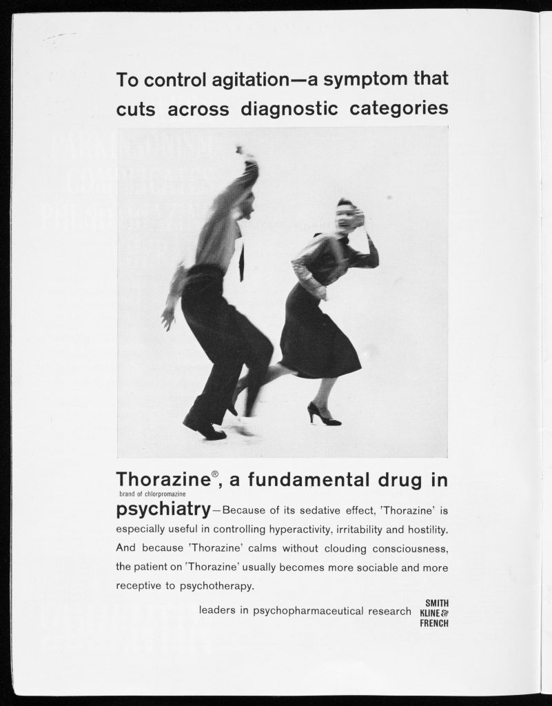 L0077037 Advert for the psychiatric drug Thorazine