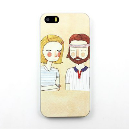 Case-for-Apple-iPhone-5-5S-Girl-Guy-Couple-Student-Kiss-First-Love-Japanese-Cartoon-Painting-Famous-Popular-Classic-Trendy-Vintage-Matte-B00M2TH26M