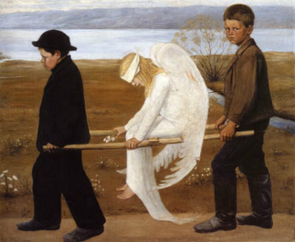 Wounded Angel - Hugo Simberg