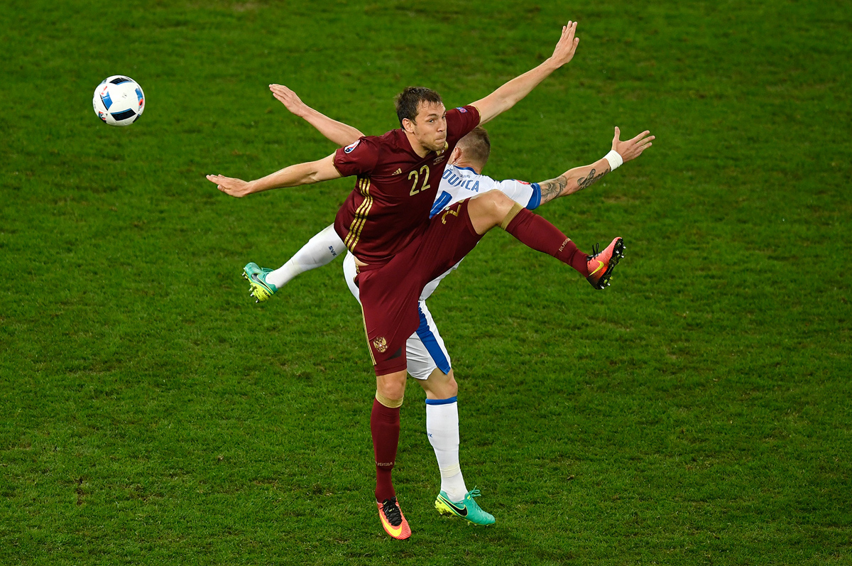 بازی فوتبال اسلواکی  و روسیه در جام ملت های اروپا 2016